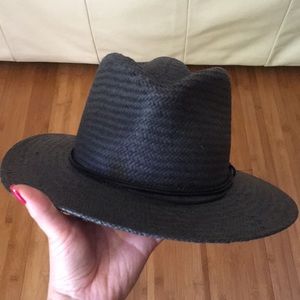 Rag & Bone Wide Brim Straw Fedora